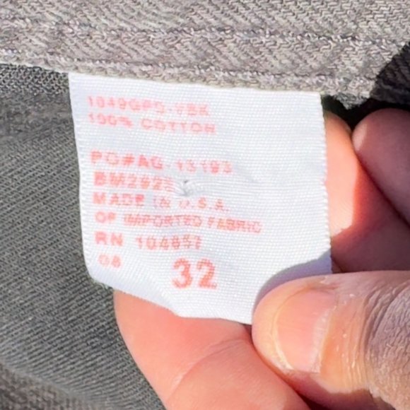 AG Adriano Goldschmied Protege Straight Leg Jeans Grey Women's 32, small fit. - Picture 3 of 12